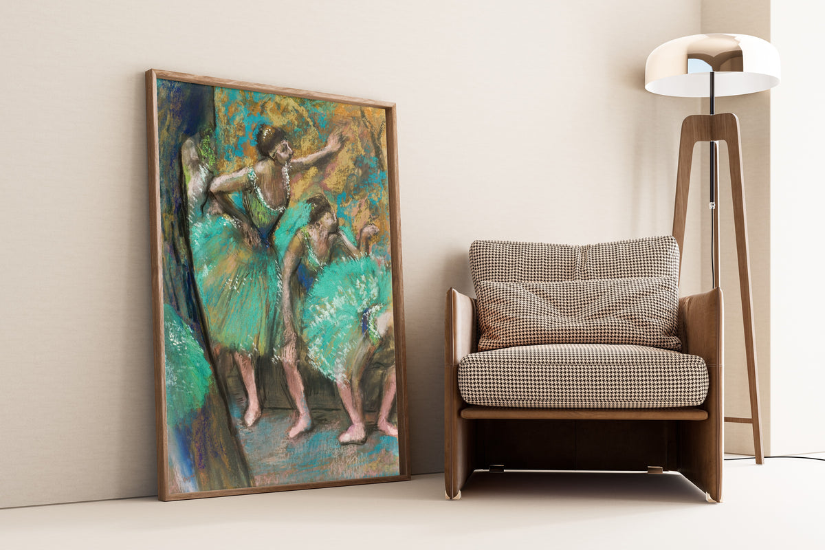 Edgar Degas — The Dancers (Turquoise Skirts) | Fine Art Print