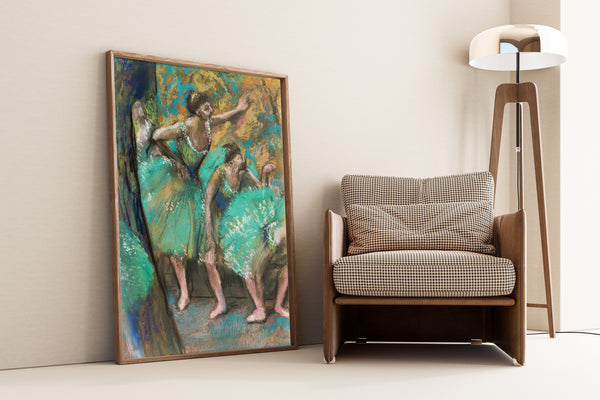 Edgar Degas — The Dancers (Turquoise Skirts) | Fine Art Print