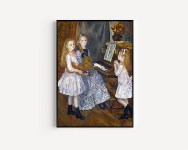 Pierre-Auguste Renoir — The Daughters of Catulle Mendès | Fine Art Print