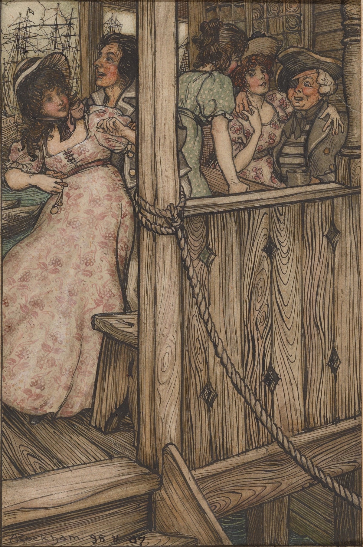Arthur Rackham — The Dead Drummer | Fairy Tale Illustration Print