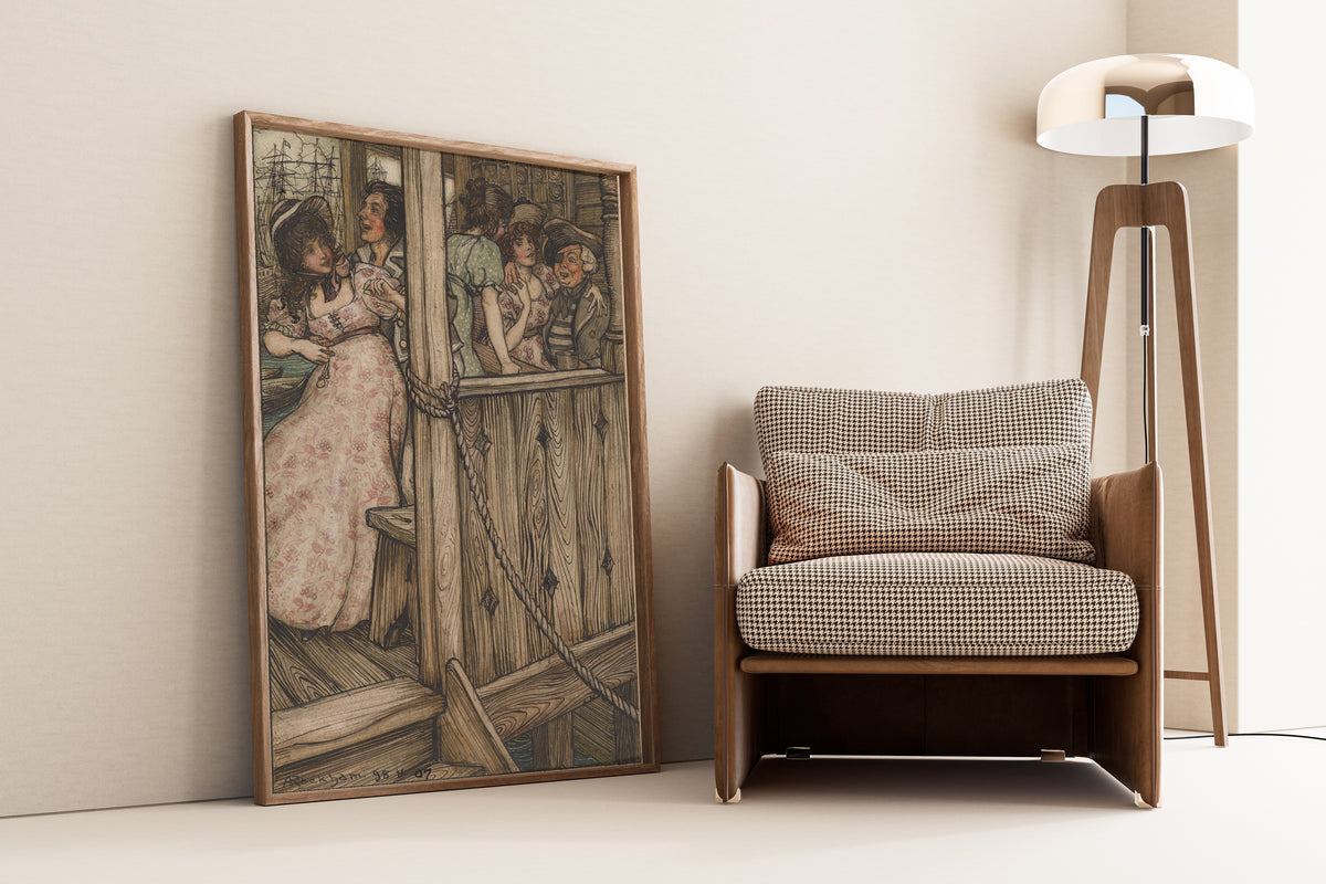 Arthur Rackham — The Dead Drummer | Fairy Tale Illustration Print