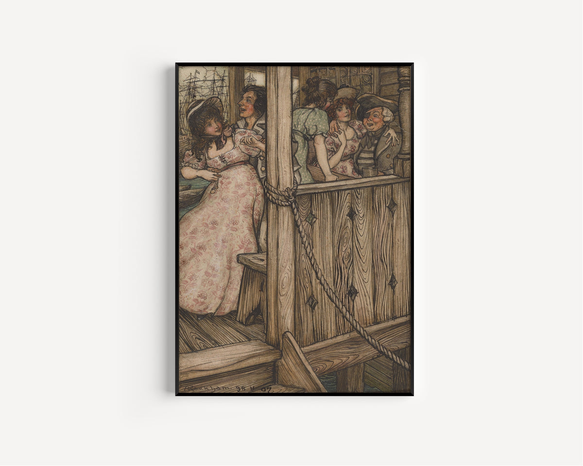 Arthur Rackham — The Dead Drummer | Fairy Tale Illustration Print