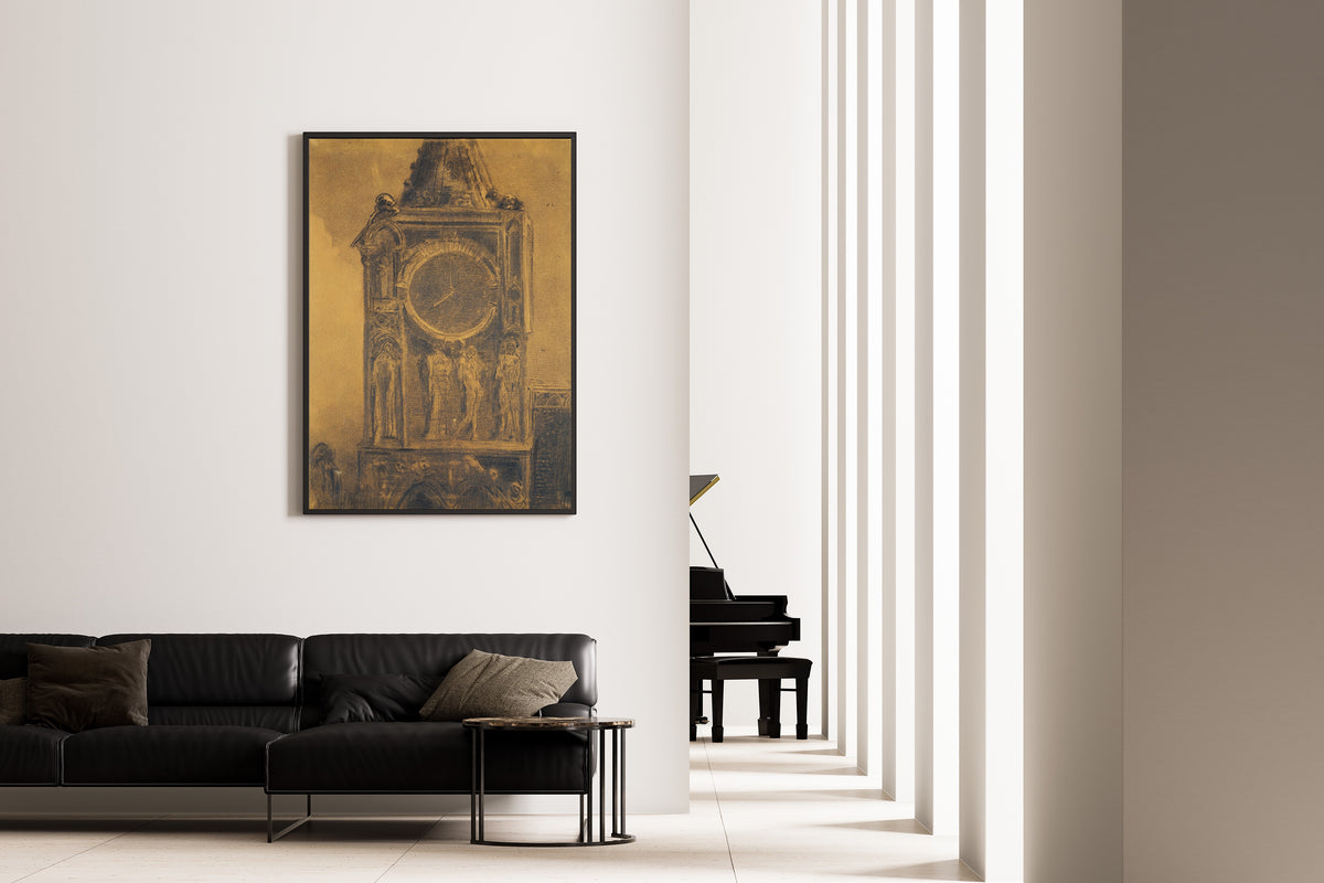 Odilon Redon — The Deep Bell of Sainte-Gudule | Symbolist Art Print