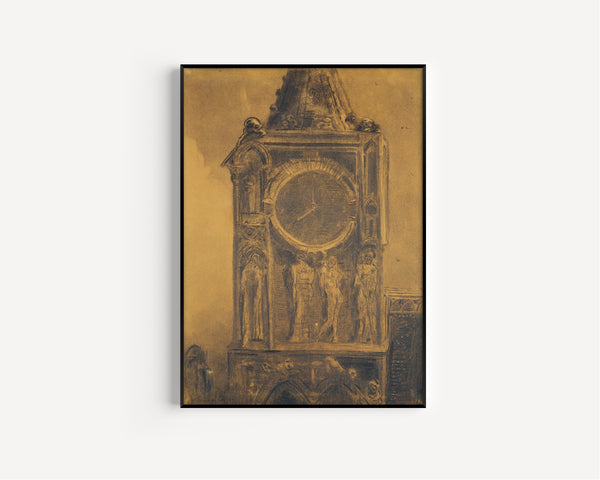 Odilon Redon — The Deep Bell of Sainte-Gudule | Symbolist Art Print