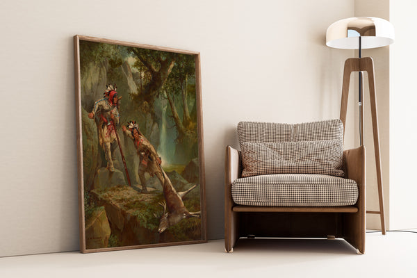 John Mix Stanley — The Deer-Slayers | Western Art Print