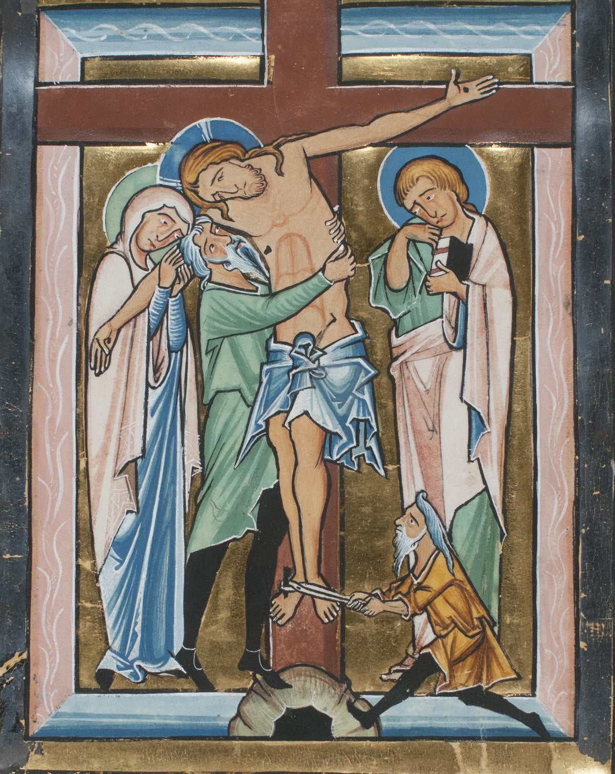 The Deposition | Illuminated Manuscript Print