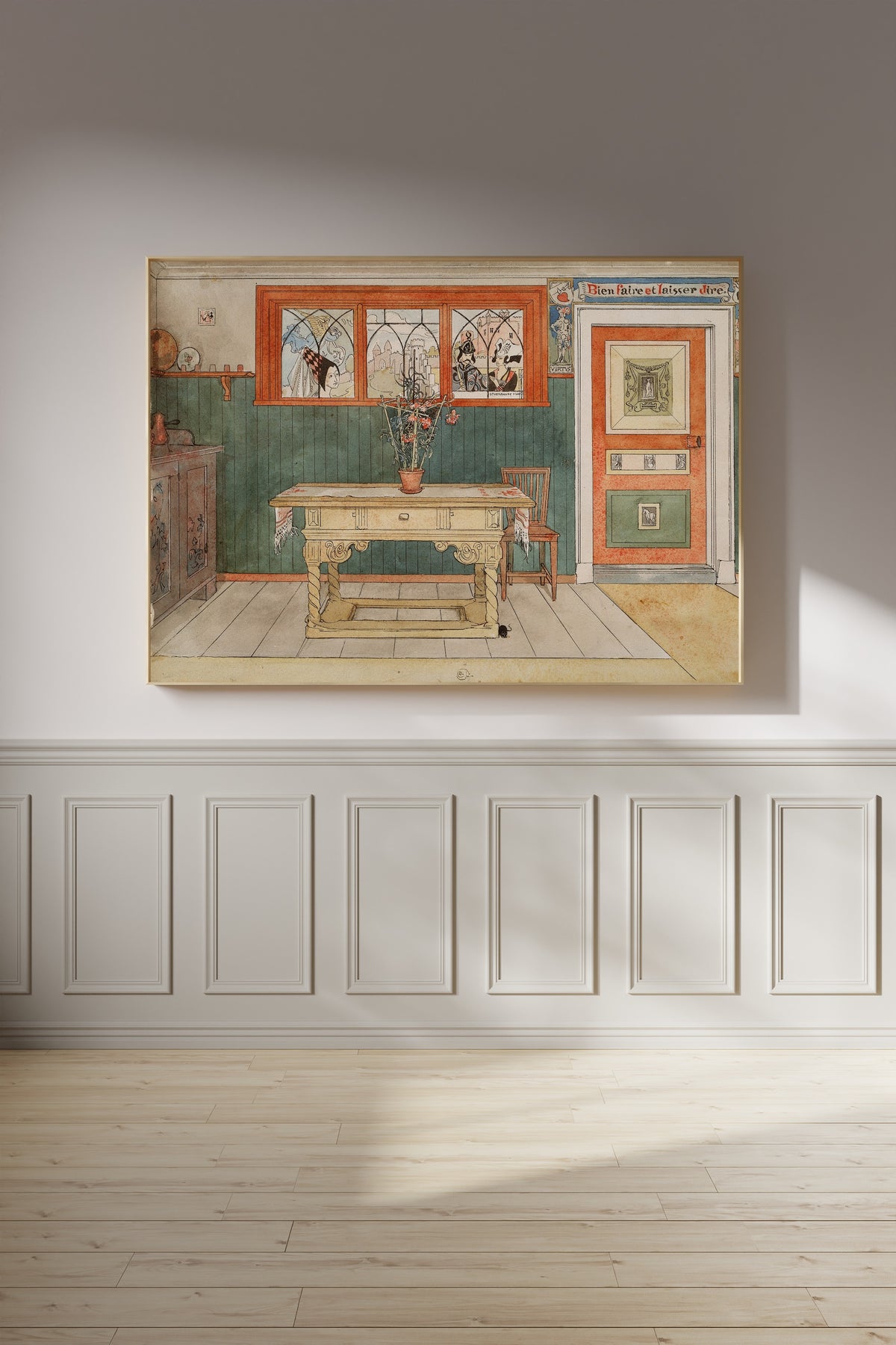 Carl Larsson — The Dining Room | Swedish Watercolour Print