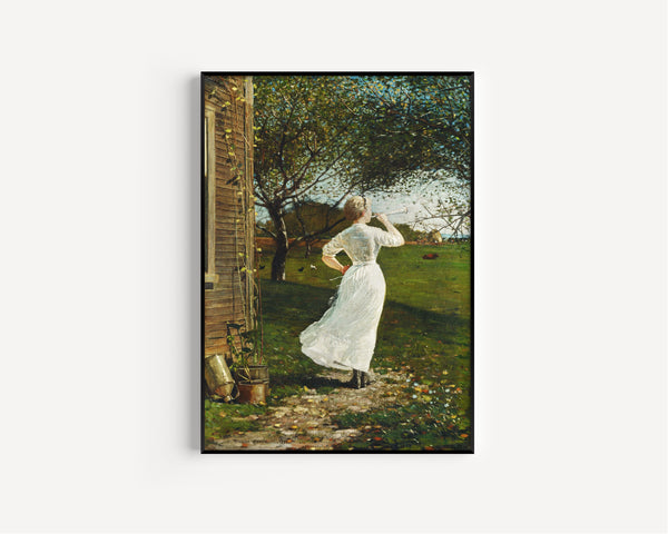 Winslow Homer — The Dinner Horn | Fine Art Print