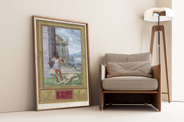 Splendor Solis — The Dismemberment | Illuminated Manuscript Print