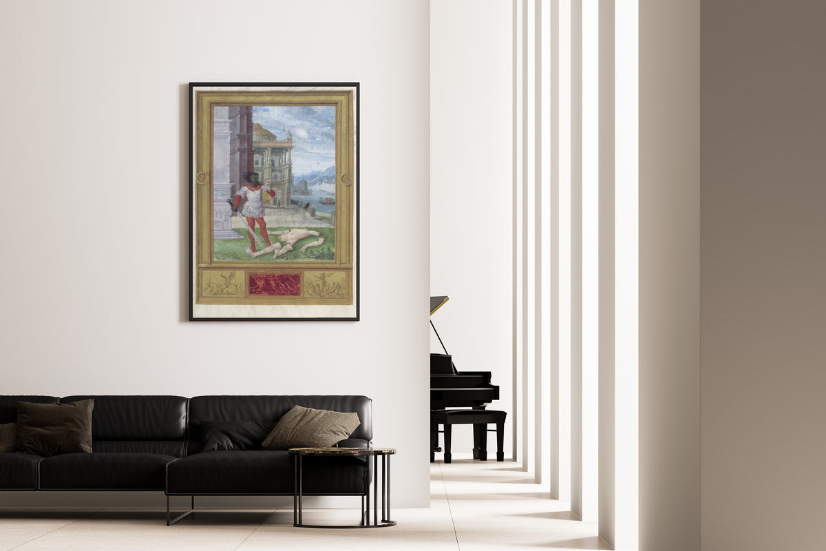Splendor Solis — The Dismemberment | Illuminated Manuscript Print