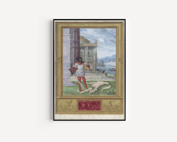 Splendor Solis — The Dismemberment | Illuminated Manuscript Print