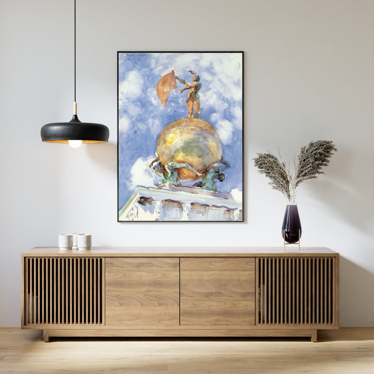 John Singer Sargent — The Dogana, Statue of Fortune | Fine Art Print