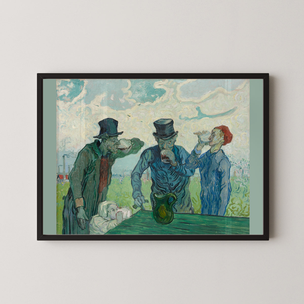 Vincent van Gogh — The Drinkers (after Daumier) | Fine Art Print