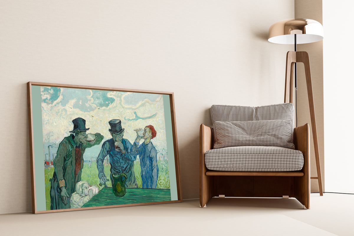 Vincent van Gogh — The Drinkers (after Daumier) | Fine Art Print