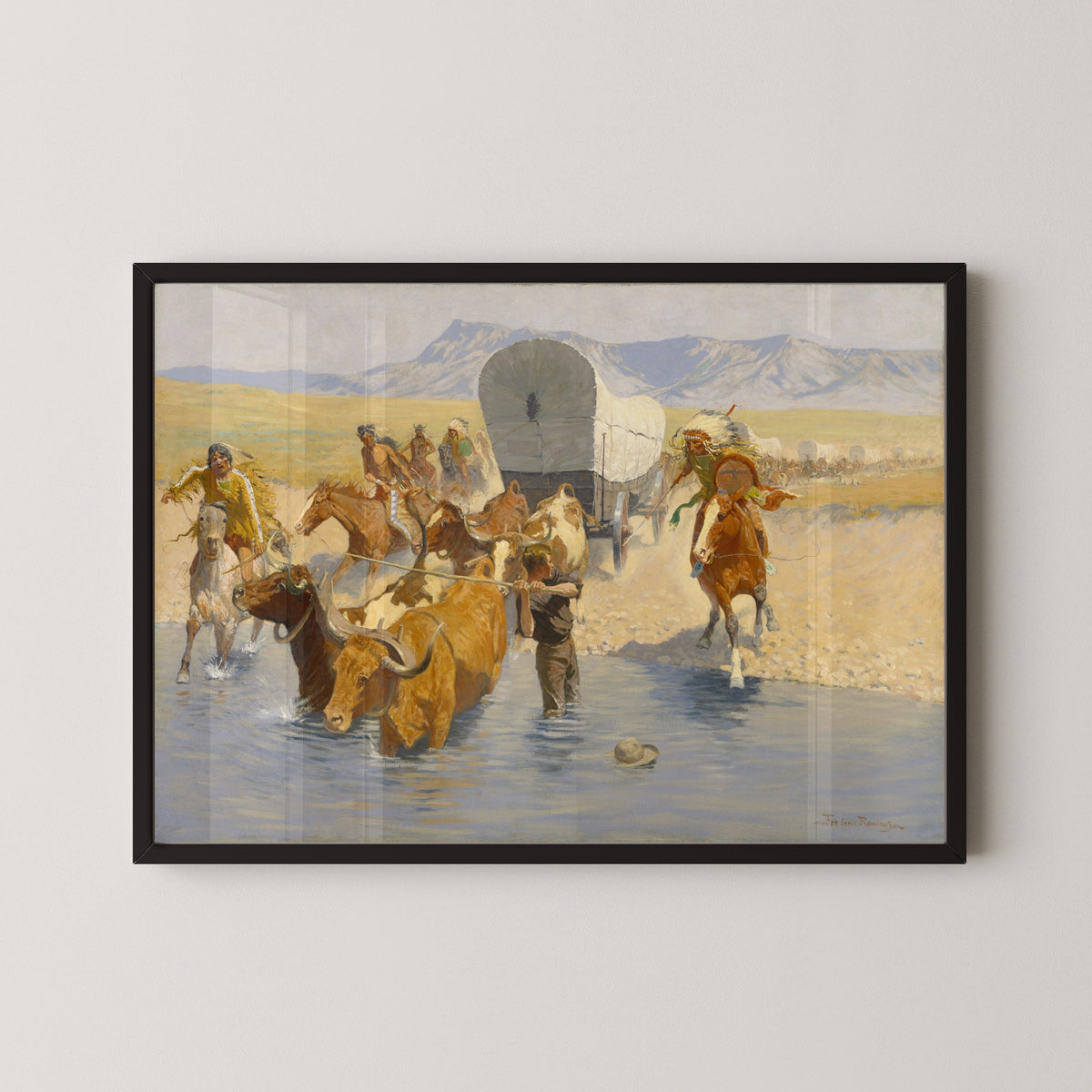 Frederic Remington — The Emigrants | Western Art Print