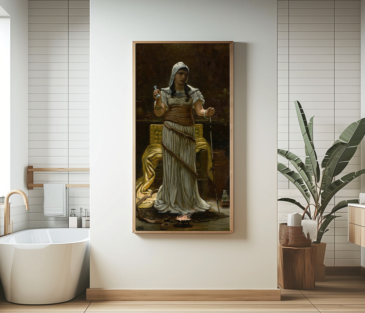 Elihu Vedder — The Etruscan Sorceress | Symbolist Art Print