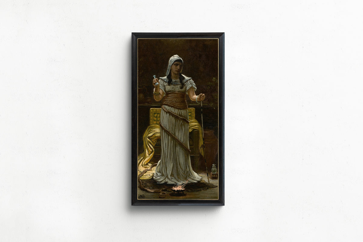 Elihu Vedder — The Etruscan Sorceress | Symbolist Art Print