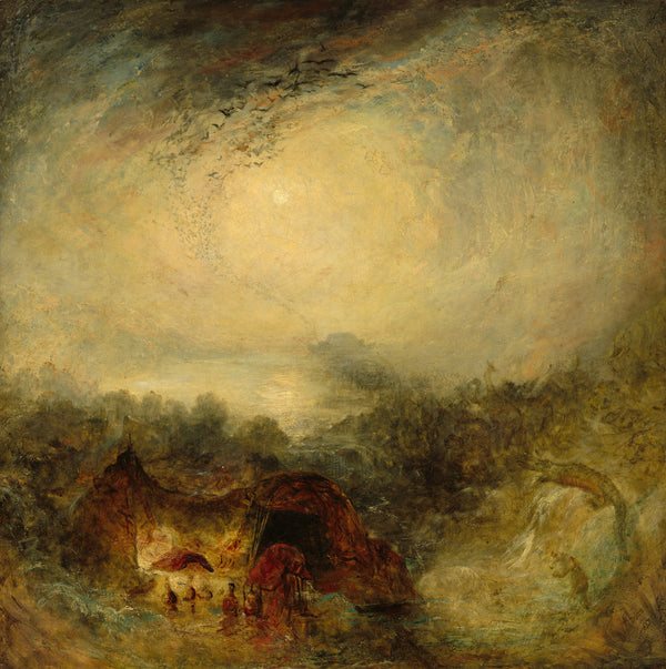 J.M.W. Turner — The Evening of the Deluge | Landscape Fine Art Print
