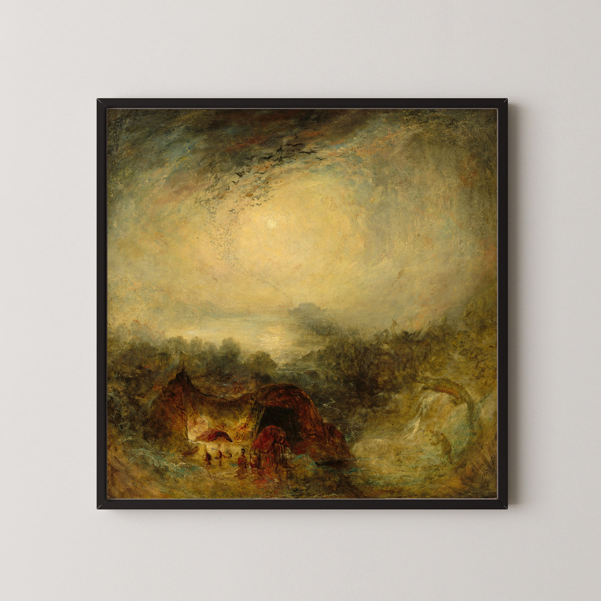 J.M.W. Turner — The Evening of the Deluge | Landscape Fine Art Print