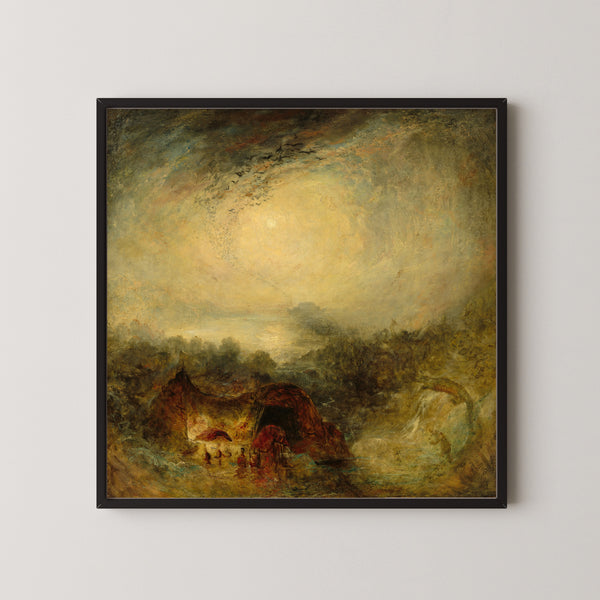 J.M.W. Turner — The Evening of the Deluge | Landscape Fine Art Print