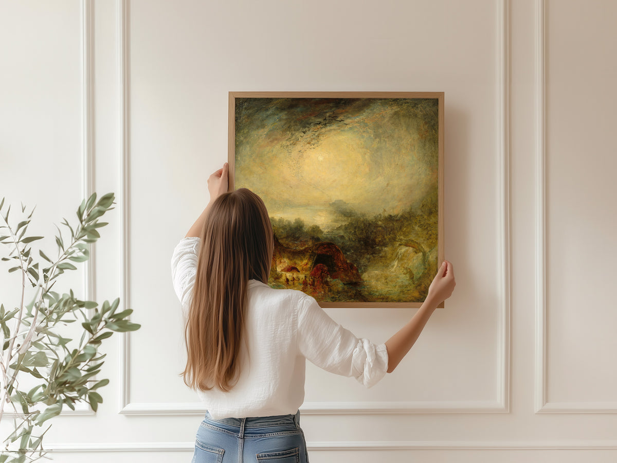 J.M.W. Turner — The Evening of the Deluge | Landscape Fine Art Print
