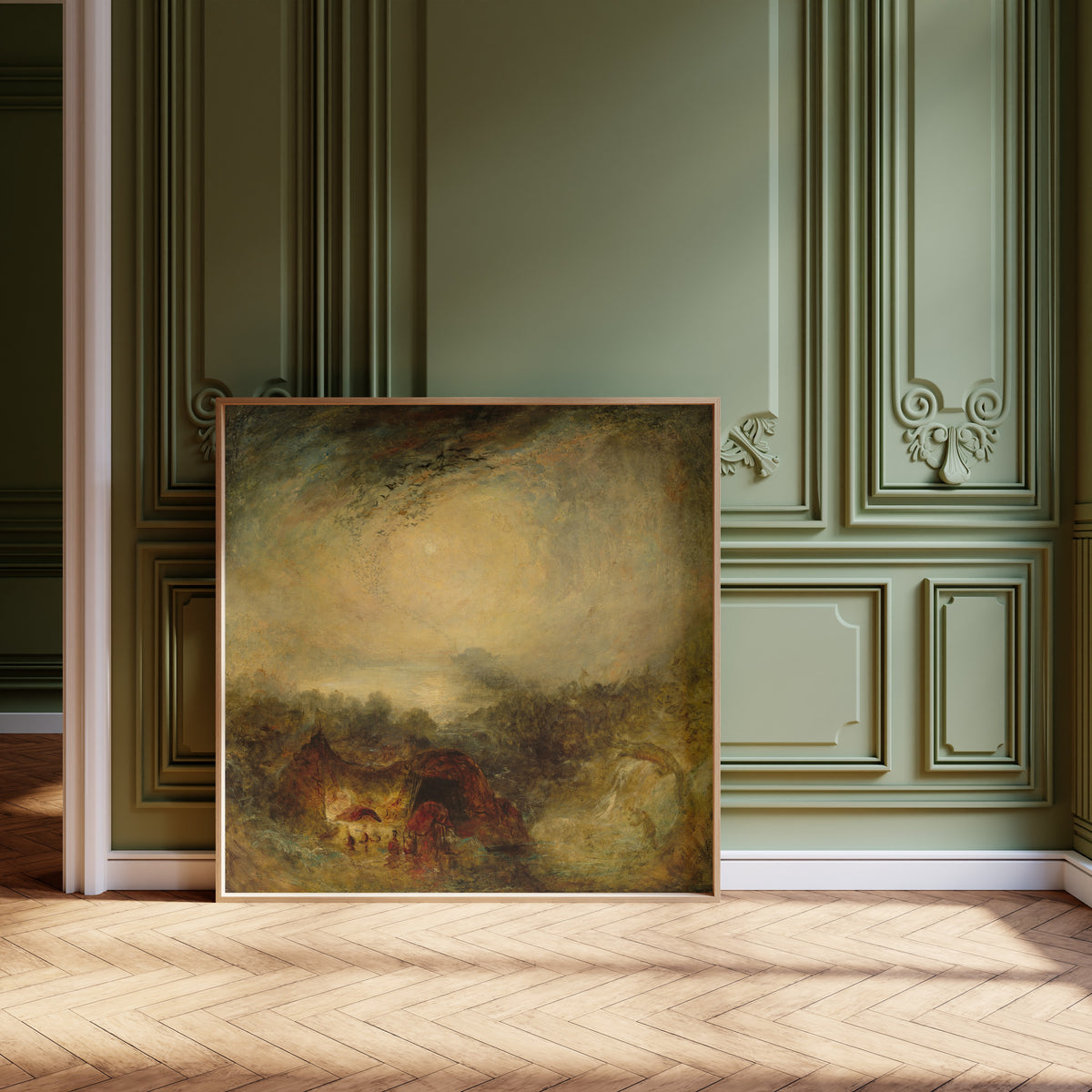J.M.W. Turner — The Evening of the Deluge | Landscape Fine Art Print