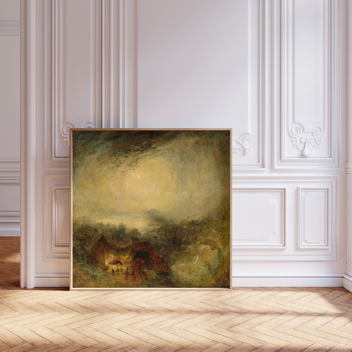 J.M.W. Turner — The Evening of the Deluge | Landscape Fine Art Print