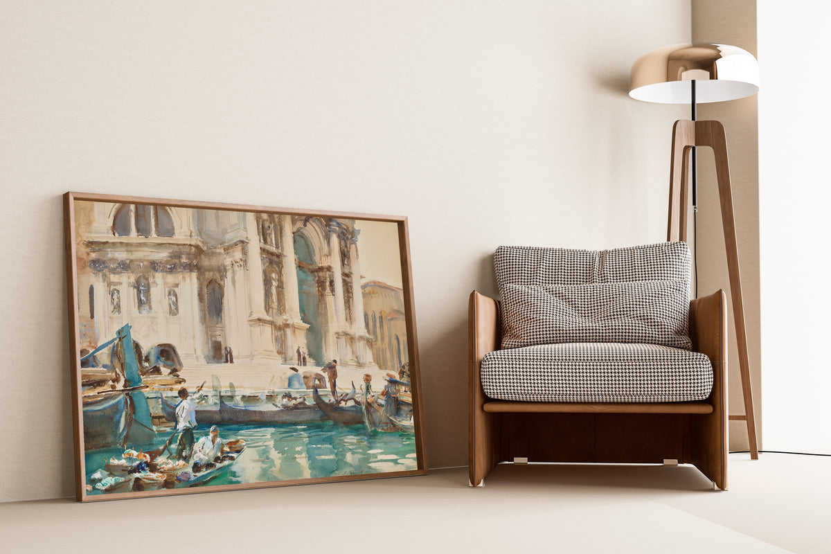John Singer Sargent — The Façade of La Salute, Venice | Fine Art Print