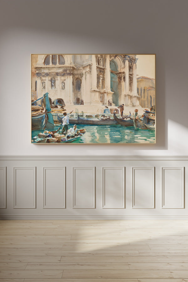 John Singer Sargent — The Façade of La Salute, Venice | Fine Art Print