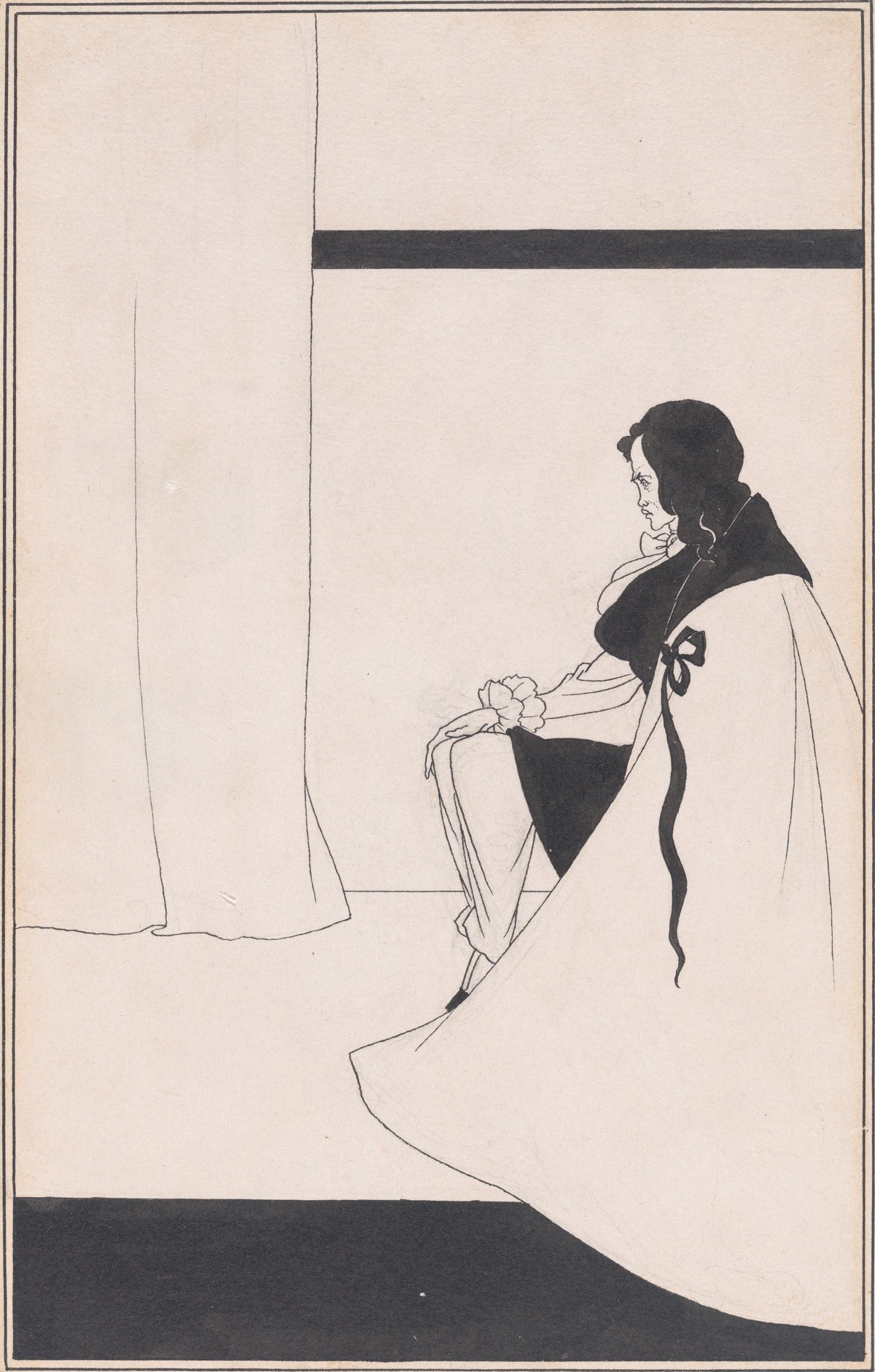 Aubrey Beardsley — The Fall of the House of Usher | Art Nouveau Illustration Print