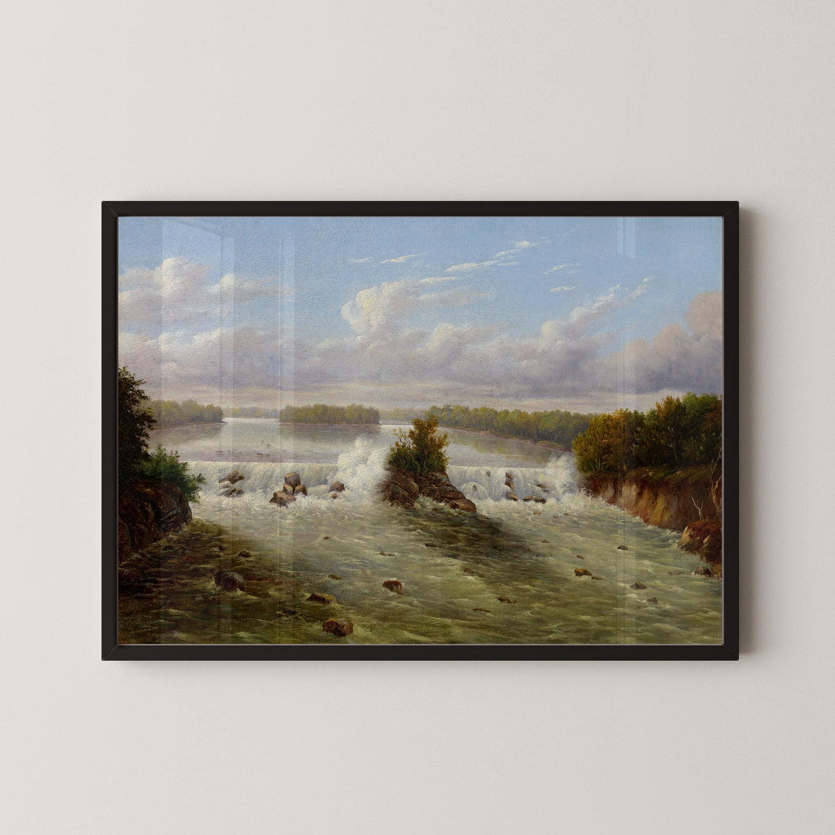 Seth Eastman — The Falls of St. Anthony | Landscape Fine Art Print