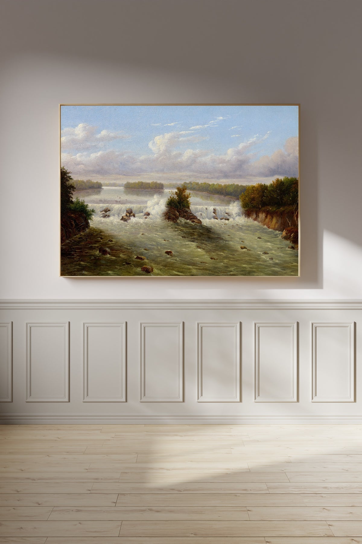 Seth Eastman — The Falls of St. Anthony | Landscape Fine Art Print