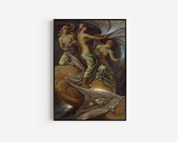 Elihu Vedder — The Fates Gathering in the Stars | Symbolist Art Print