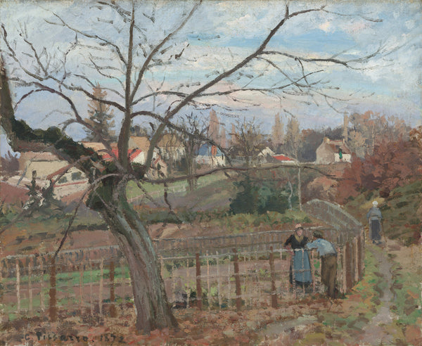 Camille Pissarro — The Fence | Fine Art Print