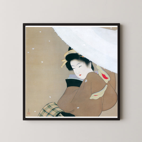 Uemura Shōen — The First Snow of the Year | Fine Art Print