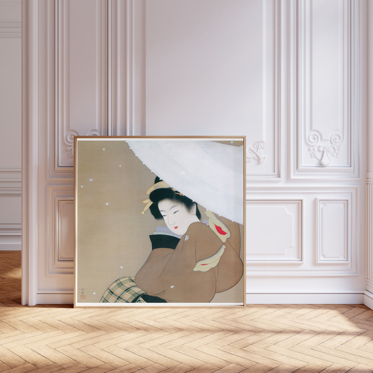 Uemura Shōen — The First Snow of the Year | Fine Art Print