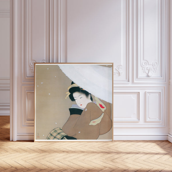 Uemura Shōen — The First Snow of the Year | Fine Art Print