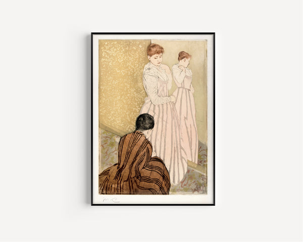 Mary Cassatt — The Fitting | Fine Art Print