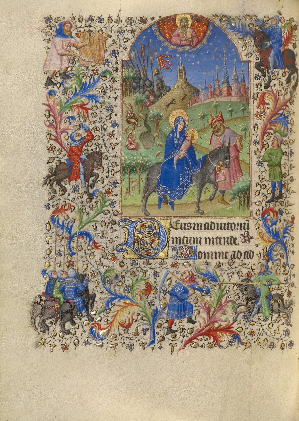 Spitz Master — The Flight into Egypt | Illuminated Manuscript Print
