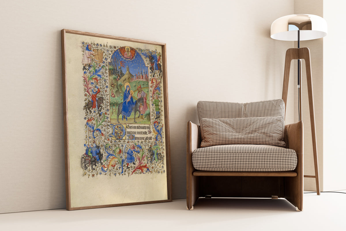 Spitz Master — The Flight into Egypt | Illuminated Manuscript Print