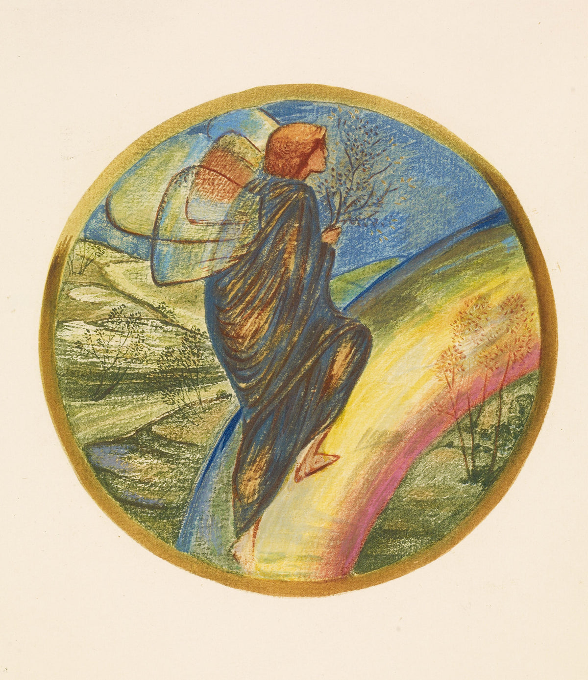 Edward Burne-Jones — The Flower Book: Ladder of Heaven | Pre-Raphaelite Art Print