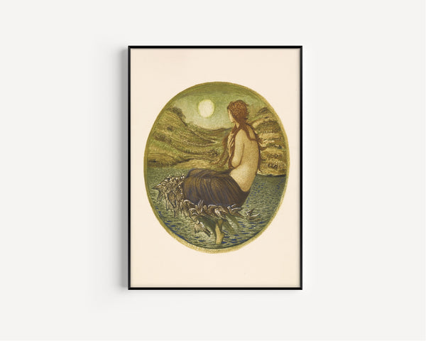 Edward Burne-Jones — The Flower Book: Venus' Looking Glass | Pre-Raphaelite Art Print