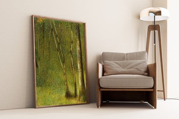 Georges Seurat — The Forest at Pontaubert | Fine Art Print