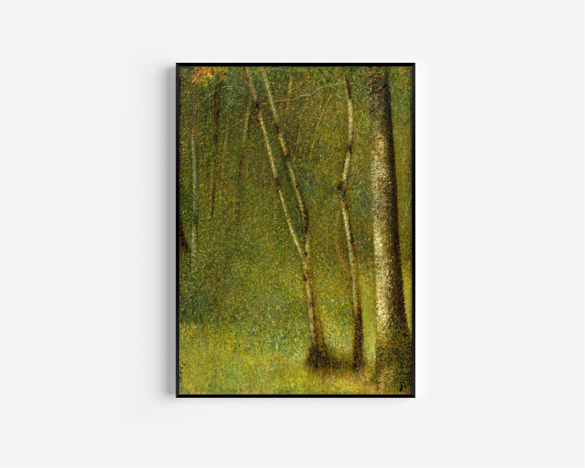 Georges Seurat — The Forest at Pontaubert | Fine Art Print