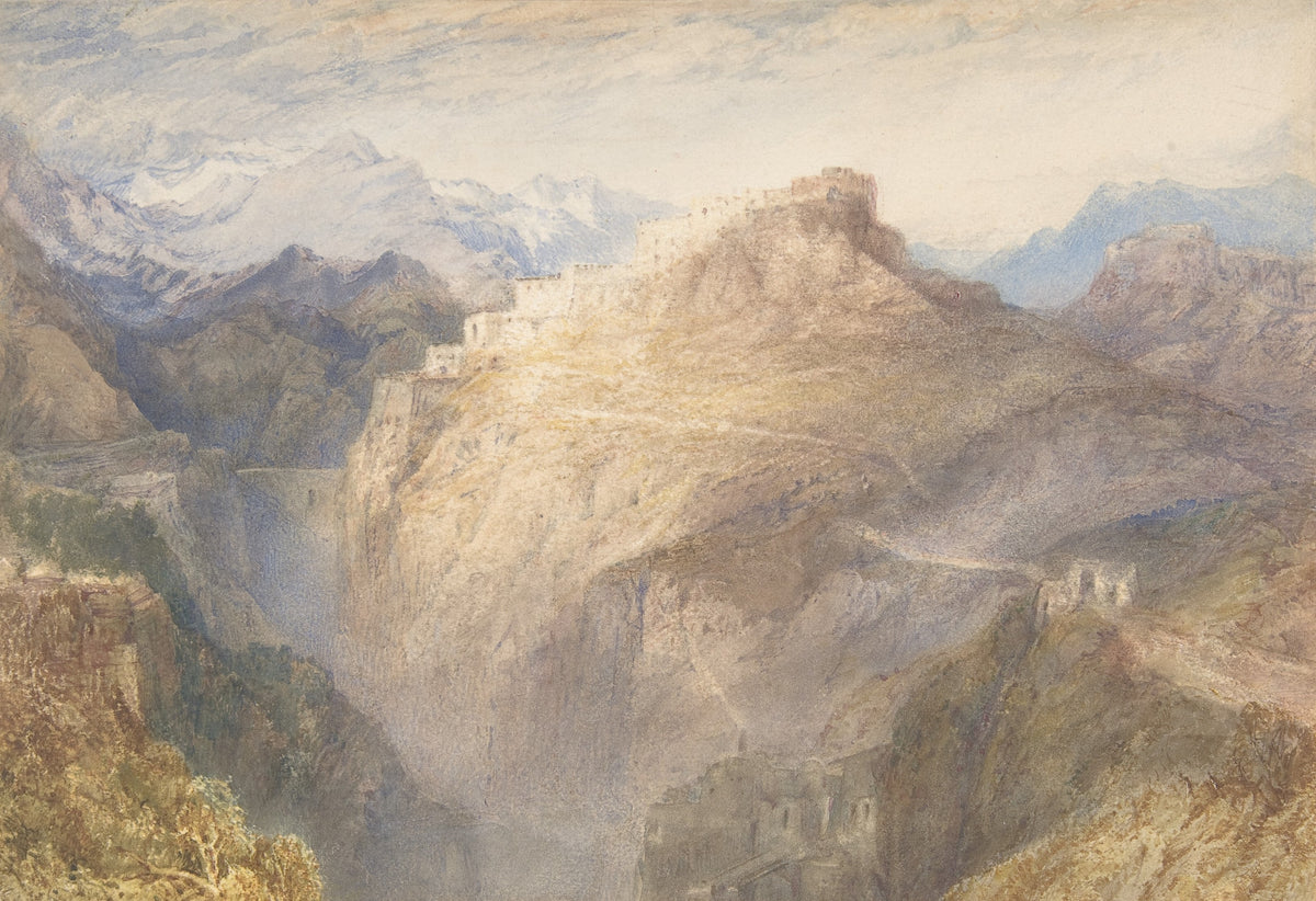 J.M.W. Turner — The Fort of L'Esseillon, Val de la Maurienne, France | Landscape Fine Art Print