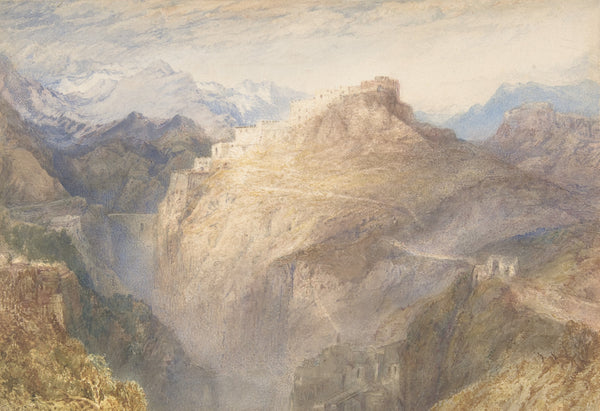 J.M.W. Turner — The Fort of L'Esseillon, Val de la Maurienne, France | Landscape Fine Art Print