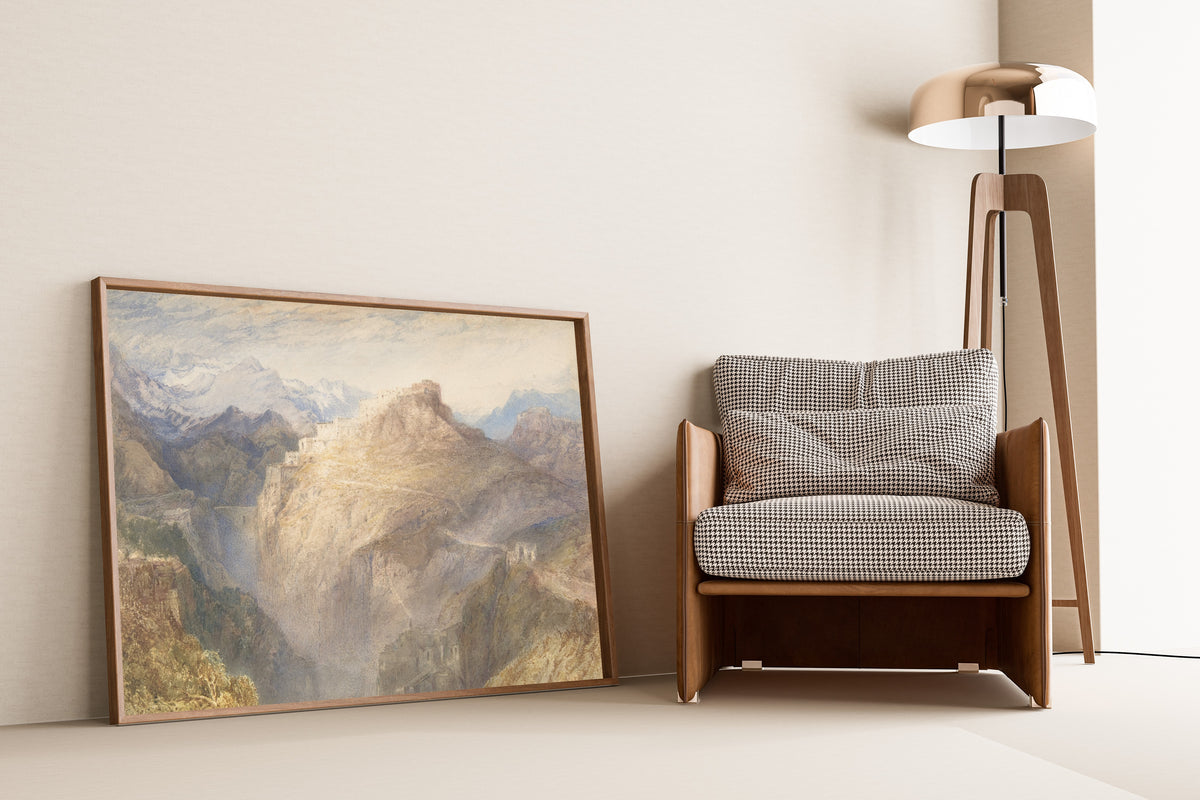 J.M.W. Turner — The Fort of L'Esseillon, Val de la Maurienne, France | Landscape Fine Art Print