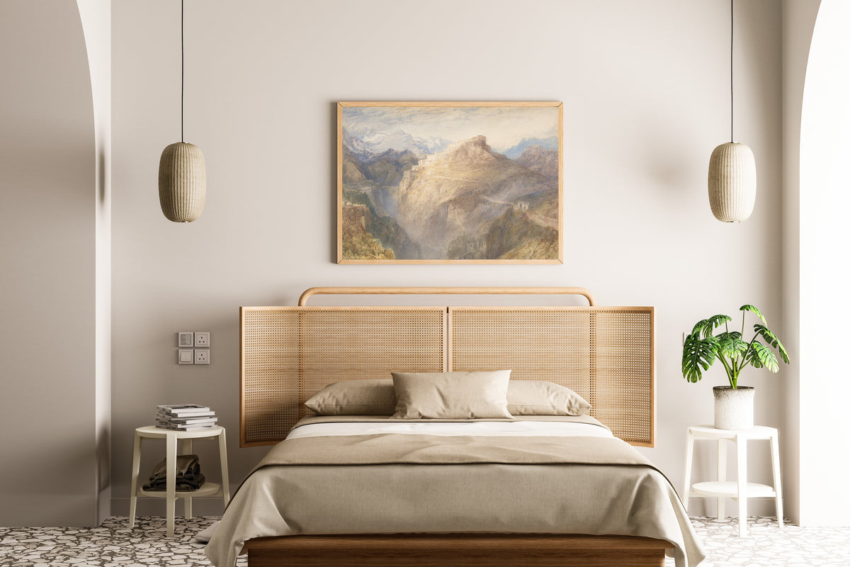 J.M.W. Turner — The Fort of L'Esseillon, Val de la Maurienne, France | Landscape Fine Art Print