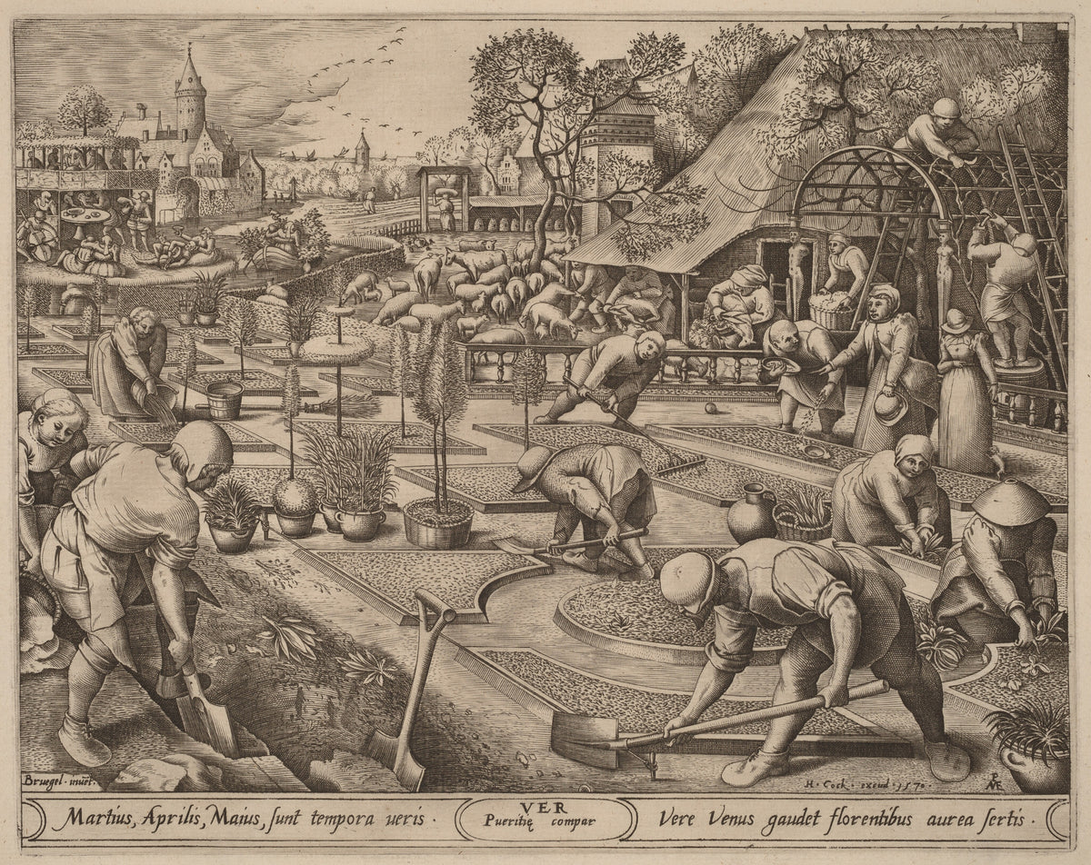 Pieter Bruegel the Elder — The Four Seasons: Spring | Engraving Print