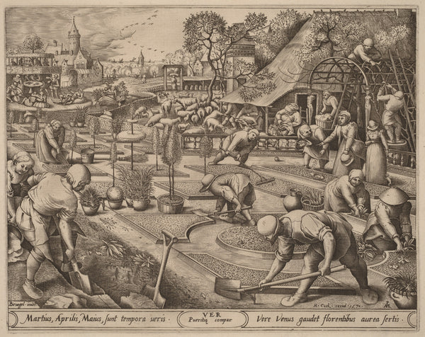 Pieter Bruegel the Elder — The Four Seasons: Spring | Engraving Print